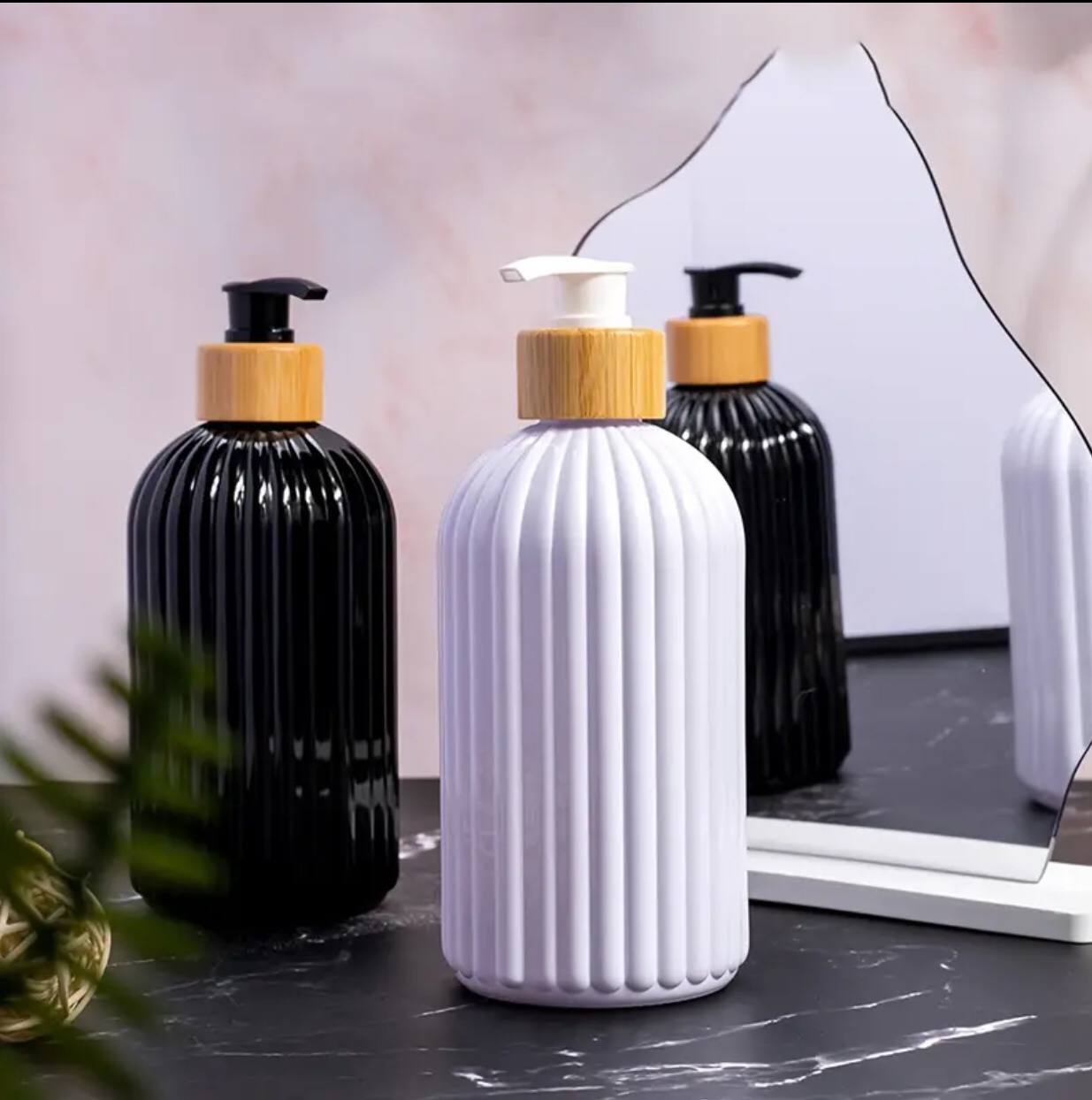 Luxury plastic unbreakable Lotion Bottle Soap and Gel Dispenser
