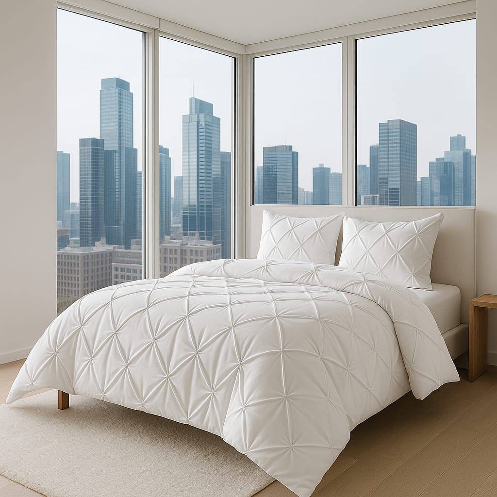 Compressed Cotton duvets with 2 pillow cases