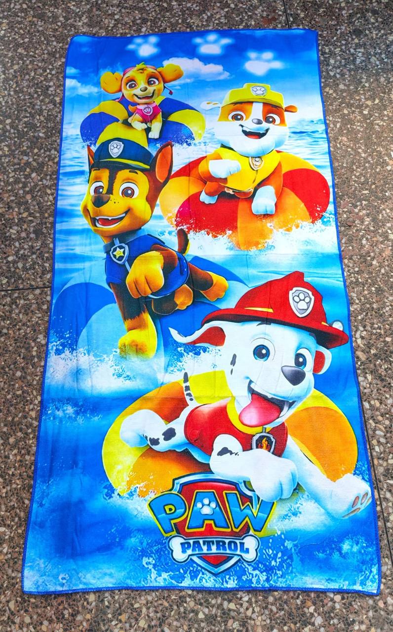 Cartoon themed towels