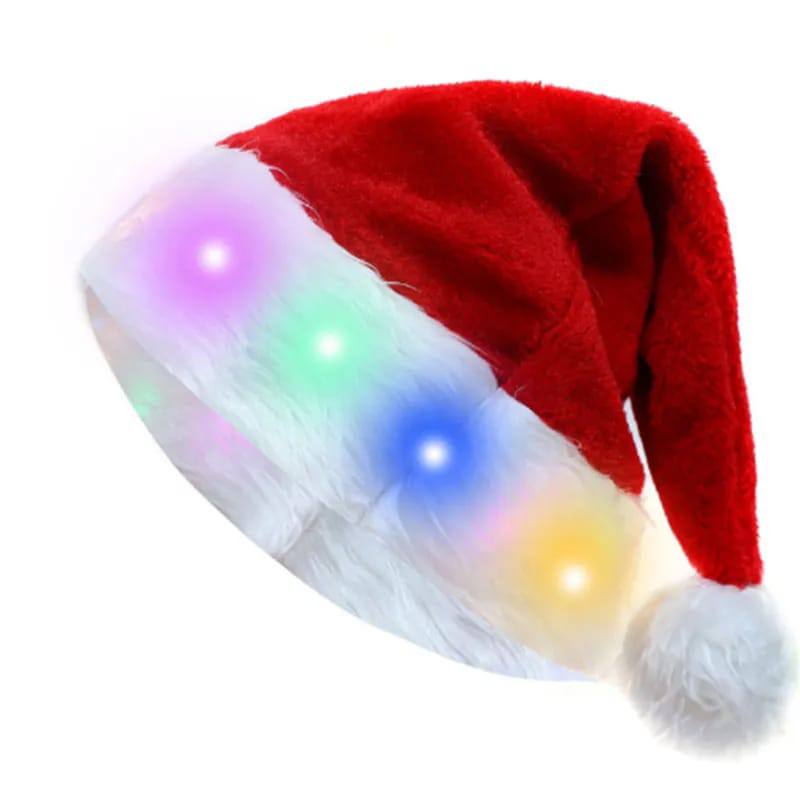 Santa Hat With LED Lights