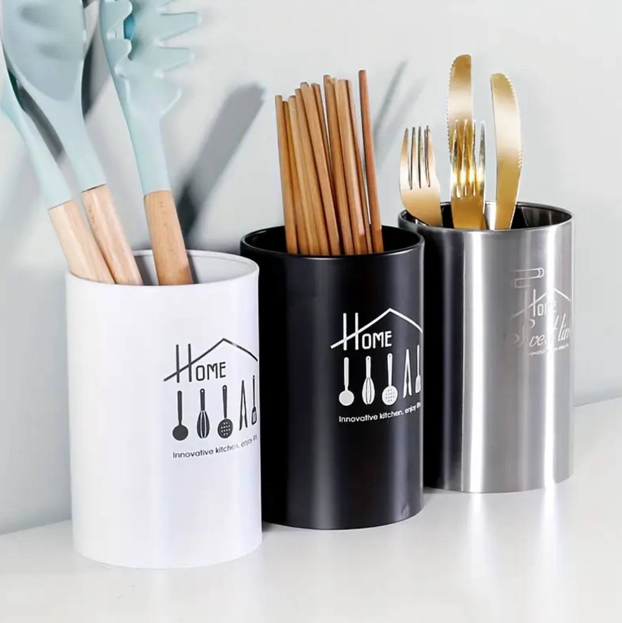 High quality stainless steel cutlery holder