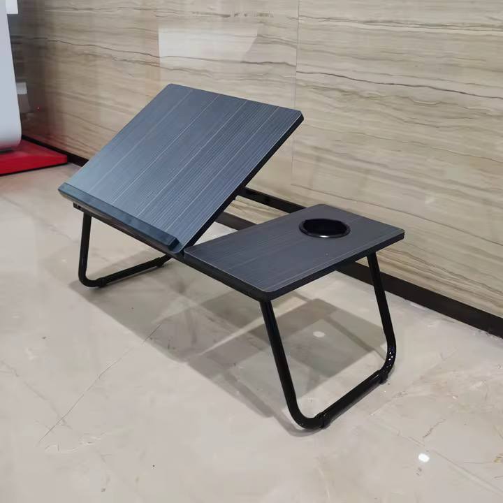Adjustable Tilting Laptop Folding Table Stand Desk Bed Table with Foldable Legs