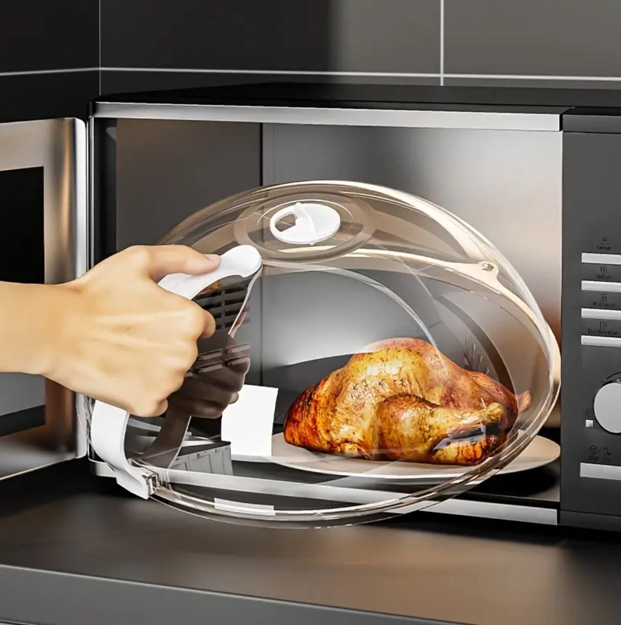 High temperature resistance microwave food cover