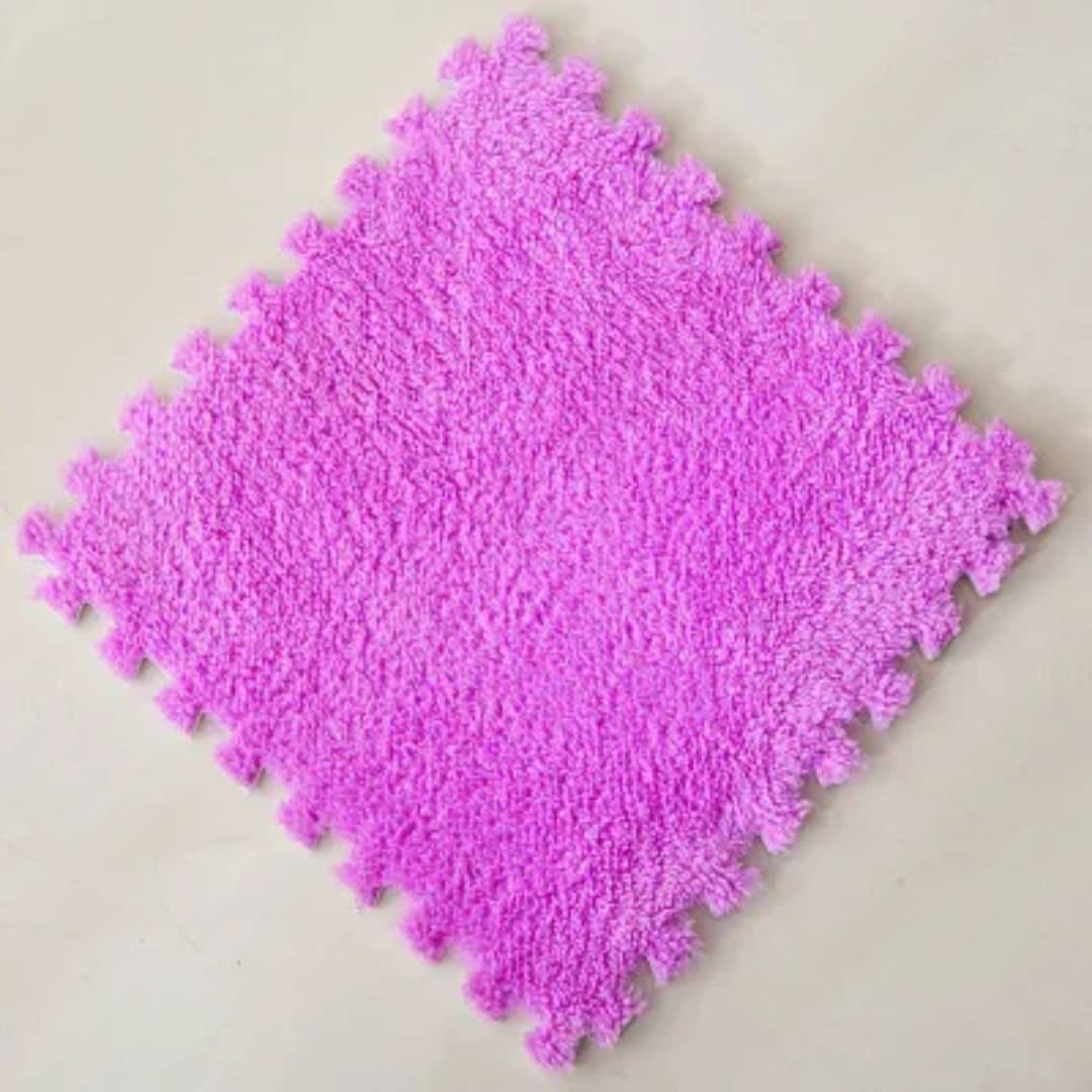 One piece Plush foam interlocking floor mats