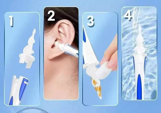 Ear wax remover with 16pcs replacement tips