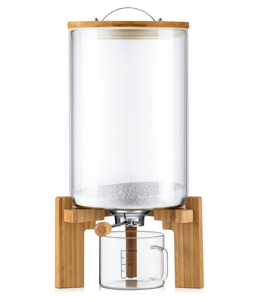 Air tight Glass cereals dispenser