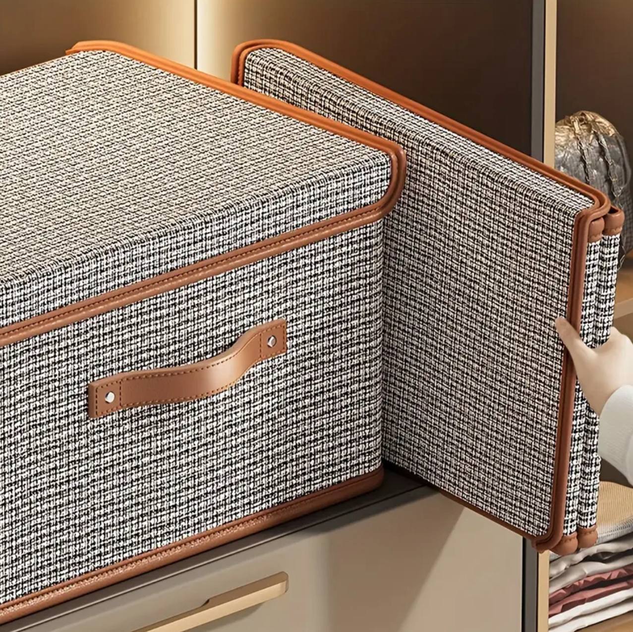 New Foldable Fabric Storage Box with Flip Lid*
M