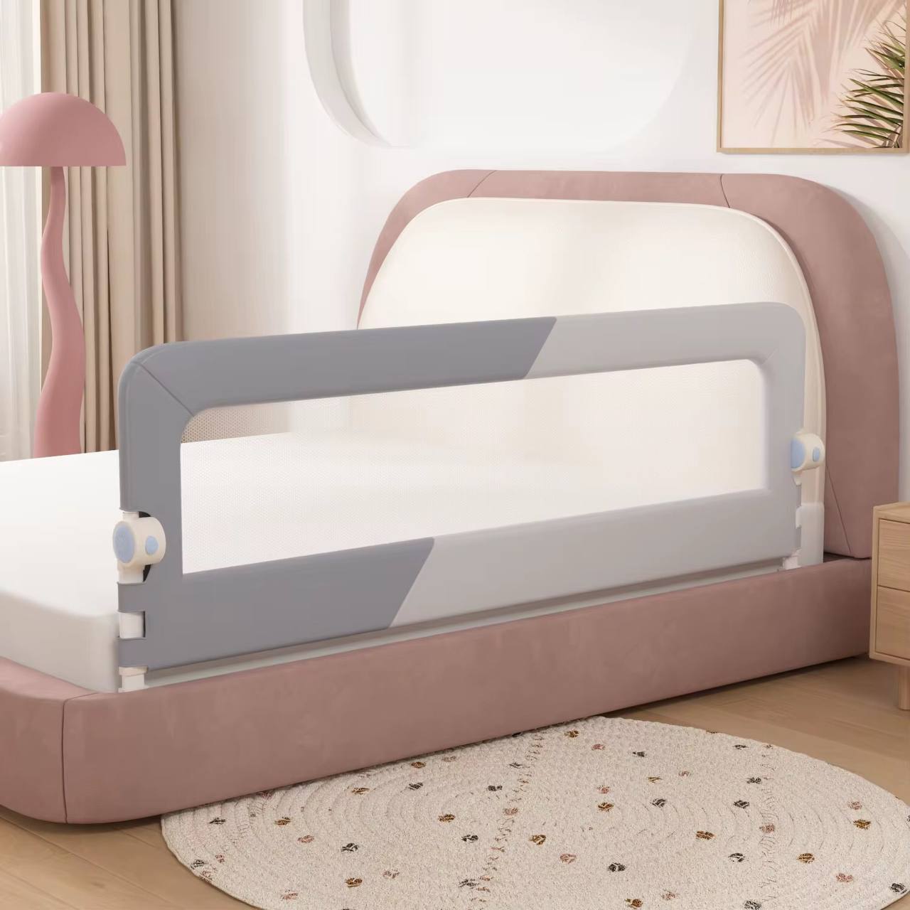 DIY Creative Foldable Baby Bed Rails Guard for Toddlers