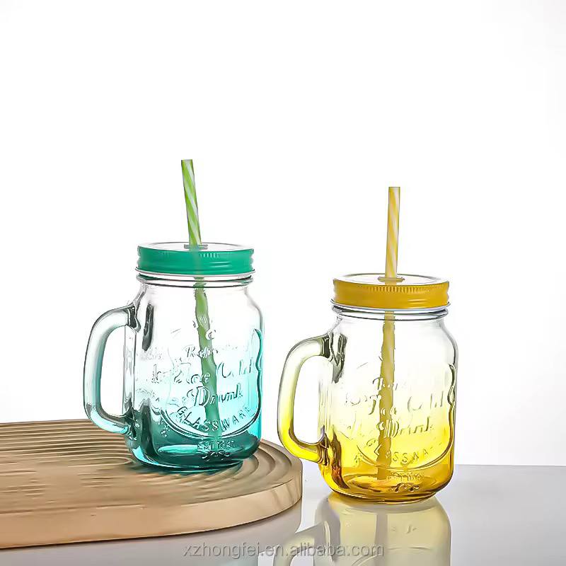 Glass smoothie jars