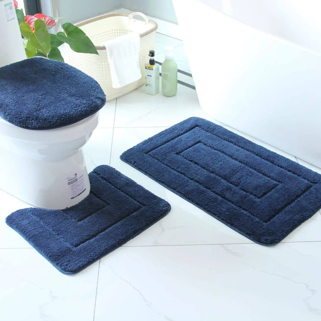 3pcs Bathroom mats,*  super nonslip underside