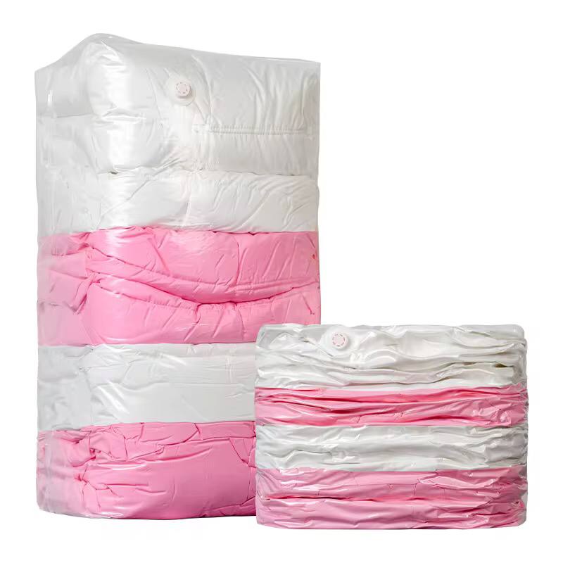 5pcs set No Pump Needed Vacuum Storage Bags for Clothes Blankets Comforters Sweaters Pillows Home Compression Seal Bags Space Saver Bags