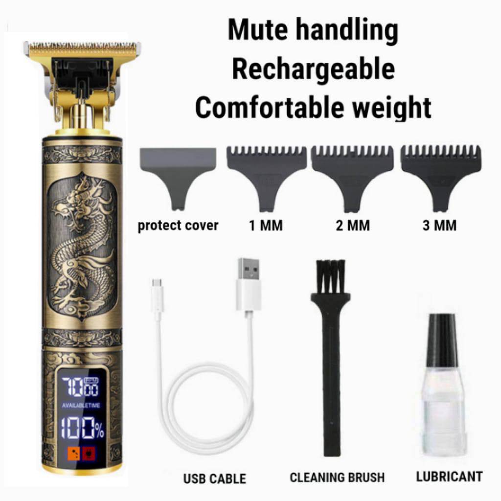 New metal Electric hair clipper, rechargeable hair trimmers.