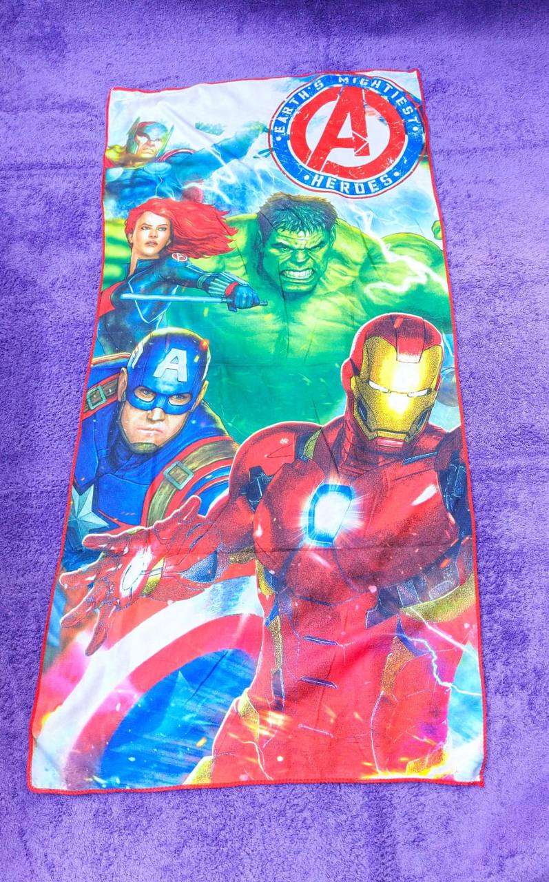 Cartoon themed towels