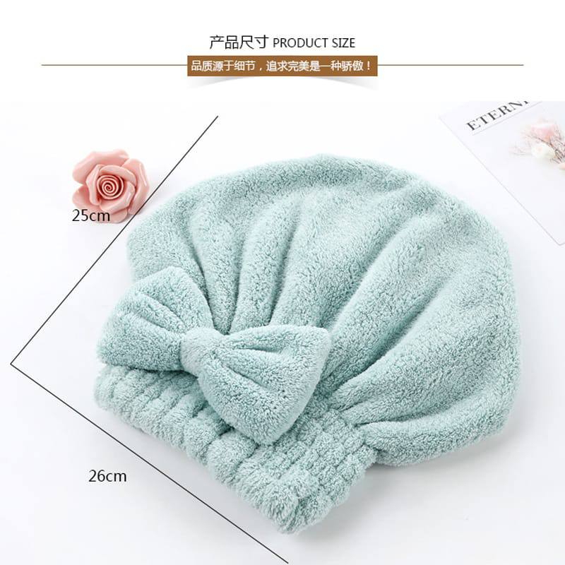 Super absorbent quick drying hair capkñh