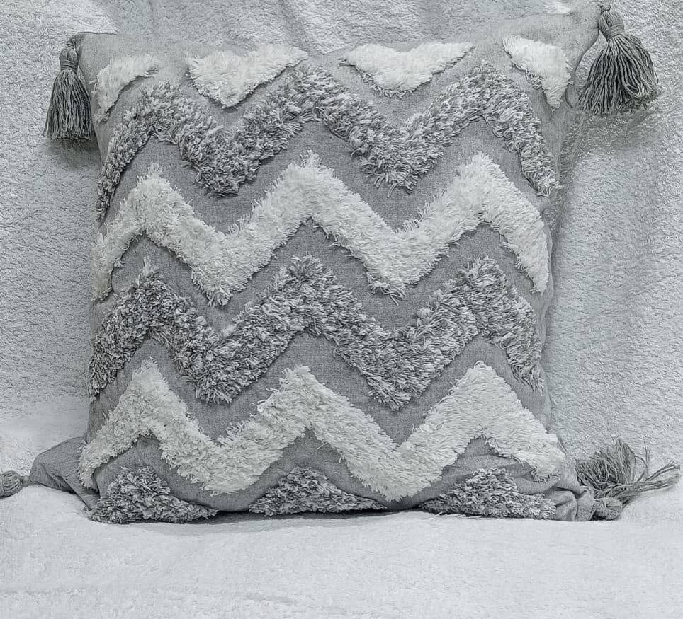 Boho  vintage tufted throw pillow covers