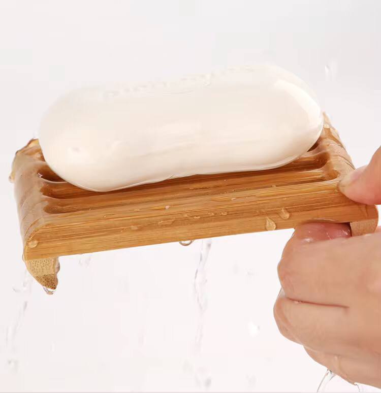 Bamboo soap dish /  soap holder