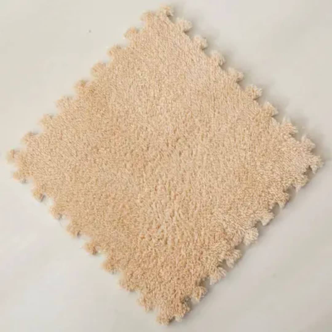 One piece Plush foam interlocking floor mats
