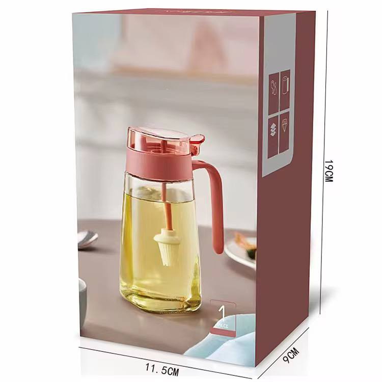 610ml Oil dispenser with a silicone brush