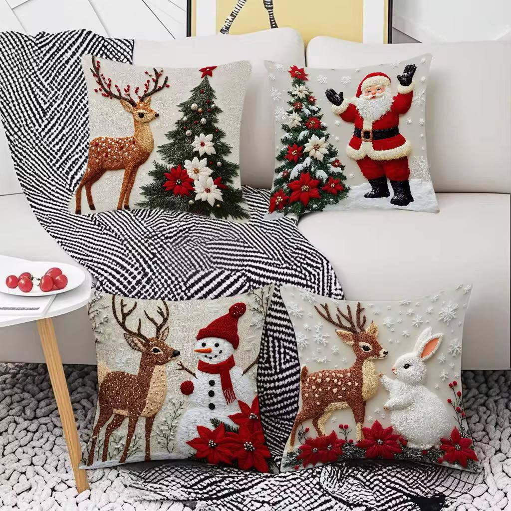 Hight quality Christmas themed pillow cases