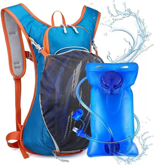 Lightweight hydration backpack with bladder