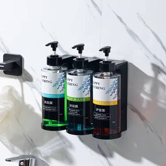 Refillable Wall Mounted Soap/shampoo /showergel Dispenser 3pcs