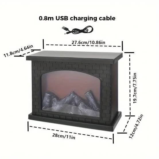 30x11.5x20cm LED FIREPLACE Decor display