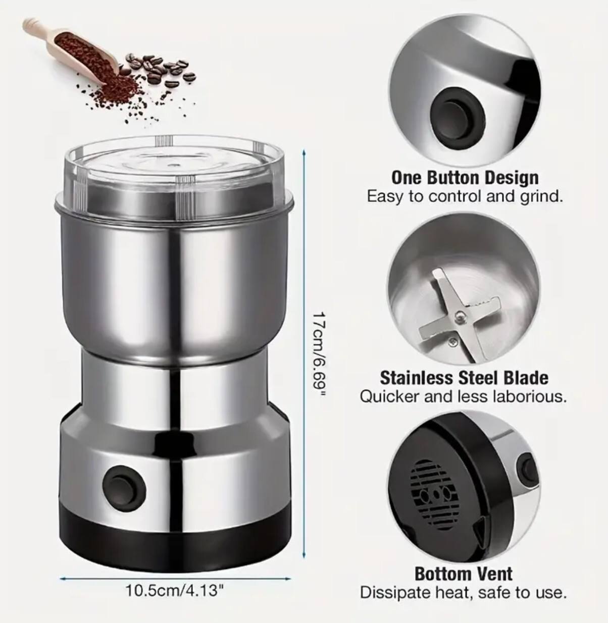 Nima mini electric grinder (dry food).