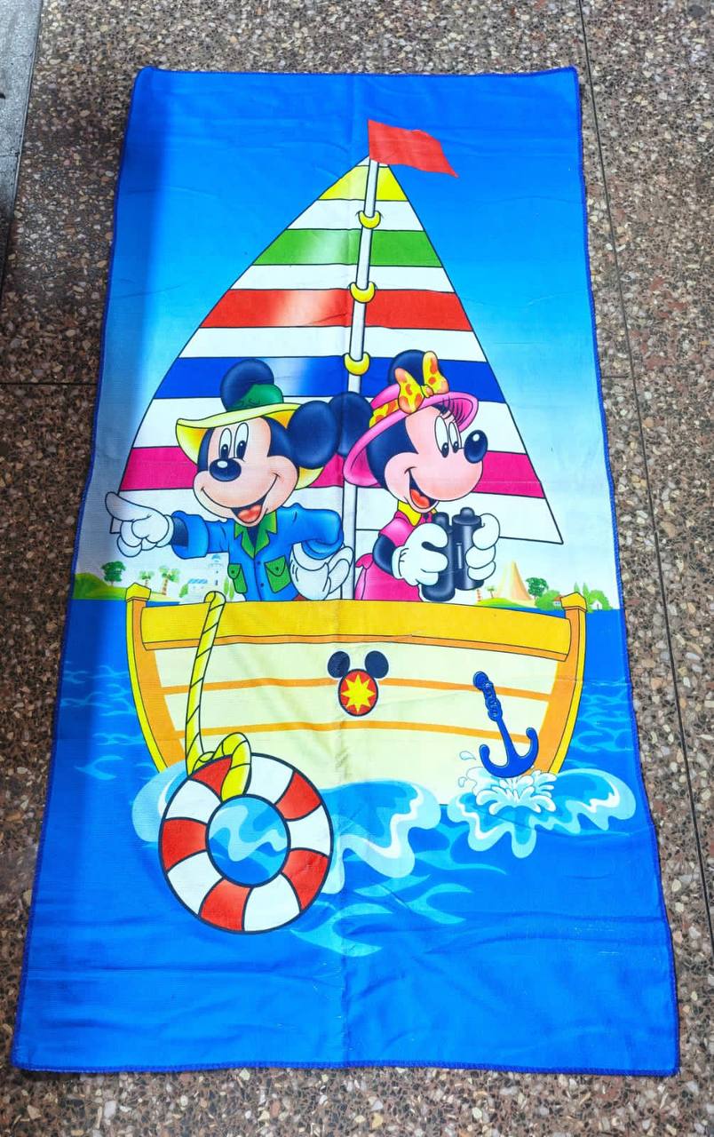 Cartoon themed towels