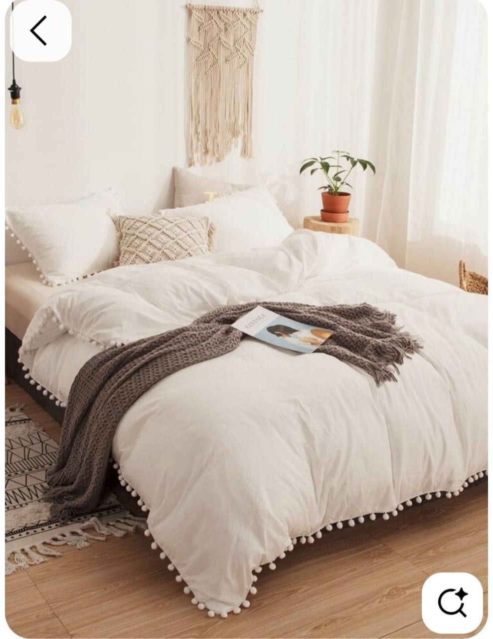 Compressed Cotton duvets with 2 pillow cases