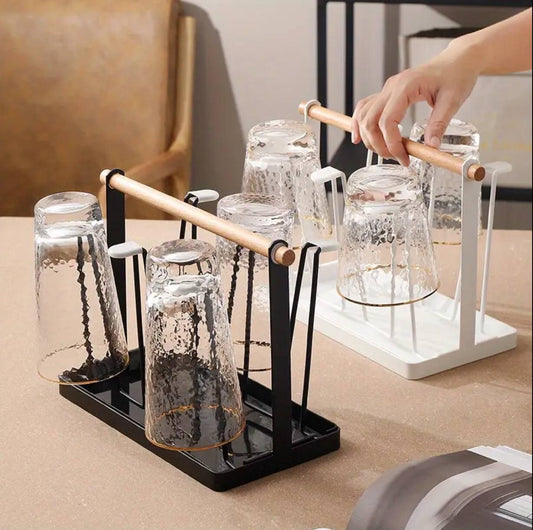 Luxury Iron cup/glass holder rack