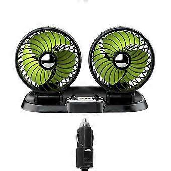 2 speed Double headed vehicle fan (Car Cigar lighter DC powered) 
 shopping