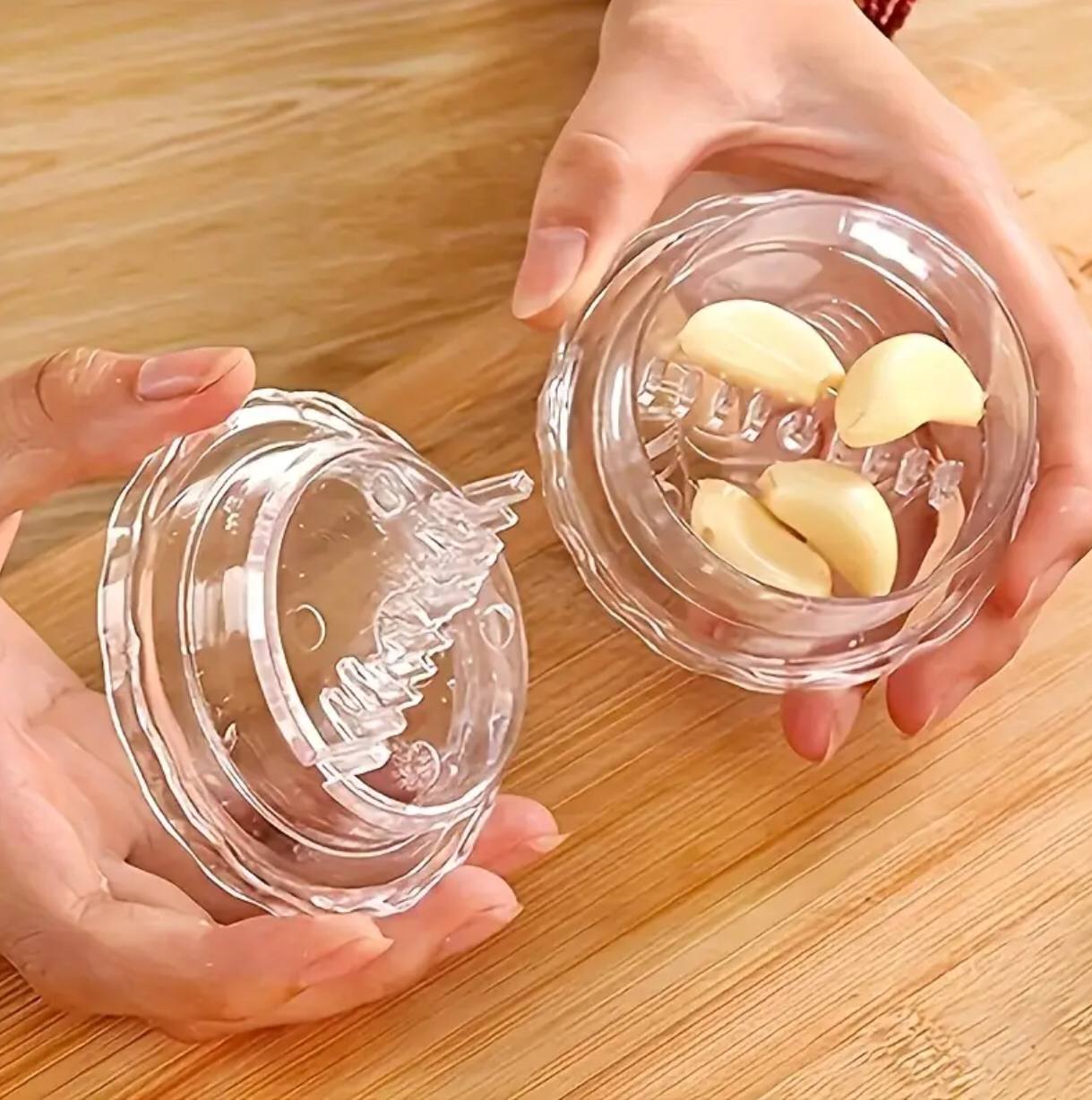 Multifunction twist garlic masher, Peeler kitchen ginger crusher