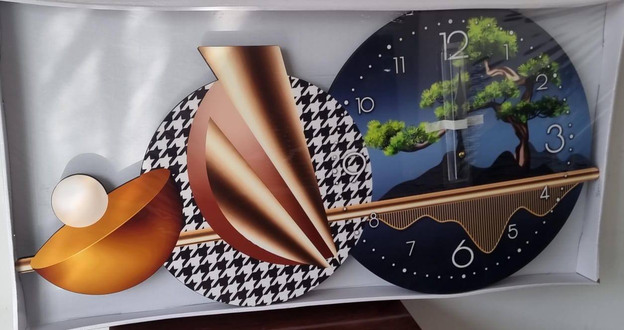 80x40cm Decor wall clock