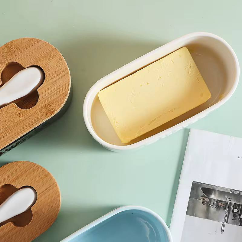ceramic  butter dish