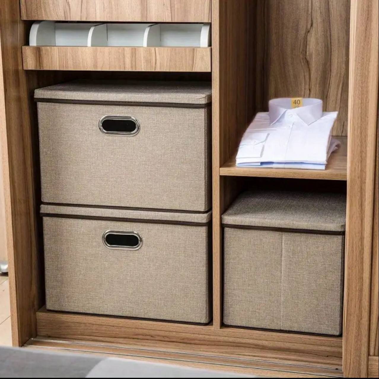 Foldable Storage box with lid
