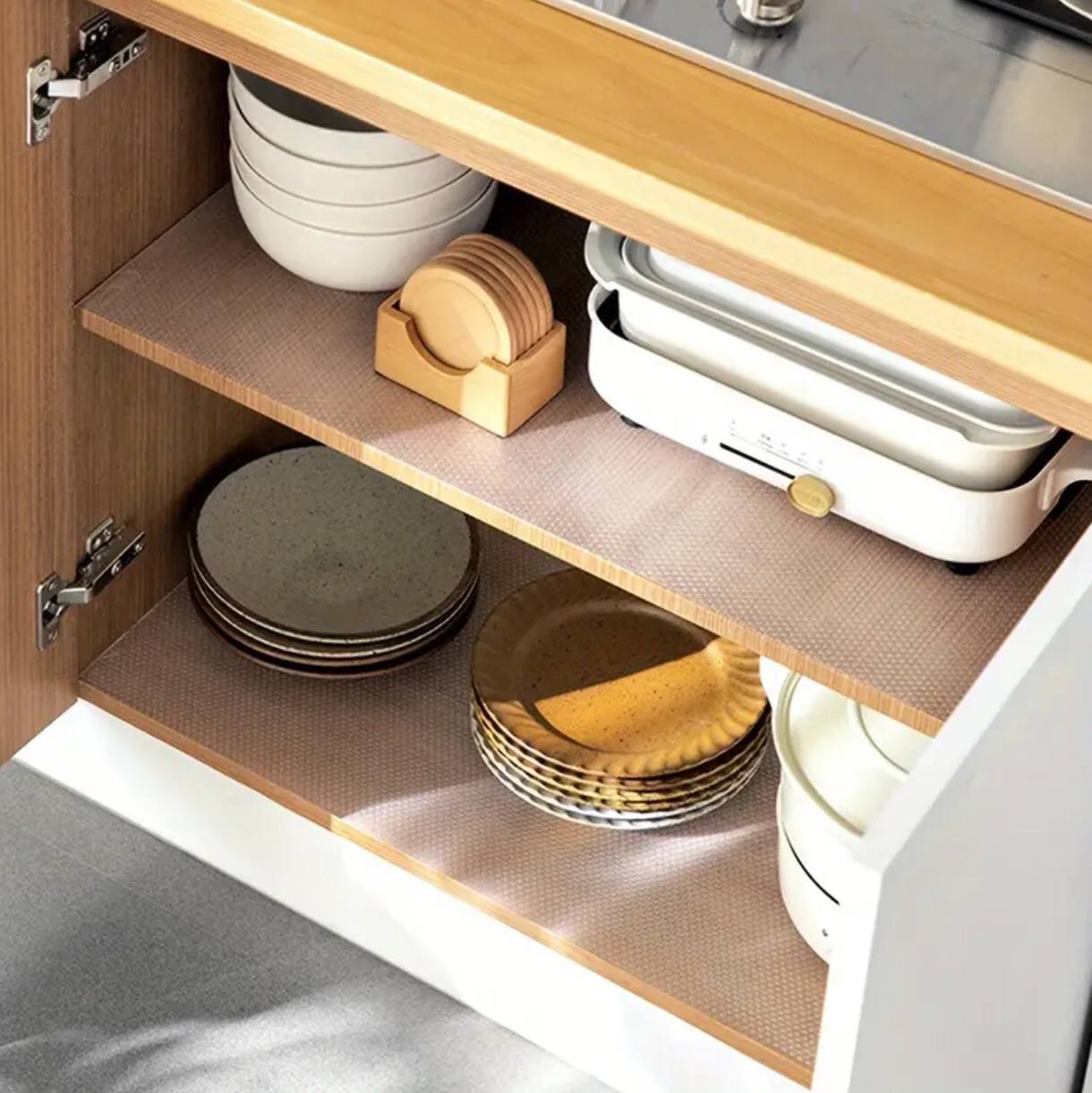 Kitchen clear drawer liners