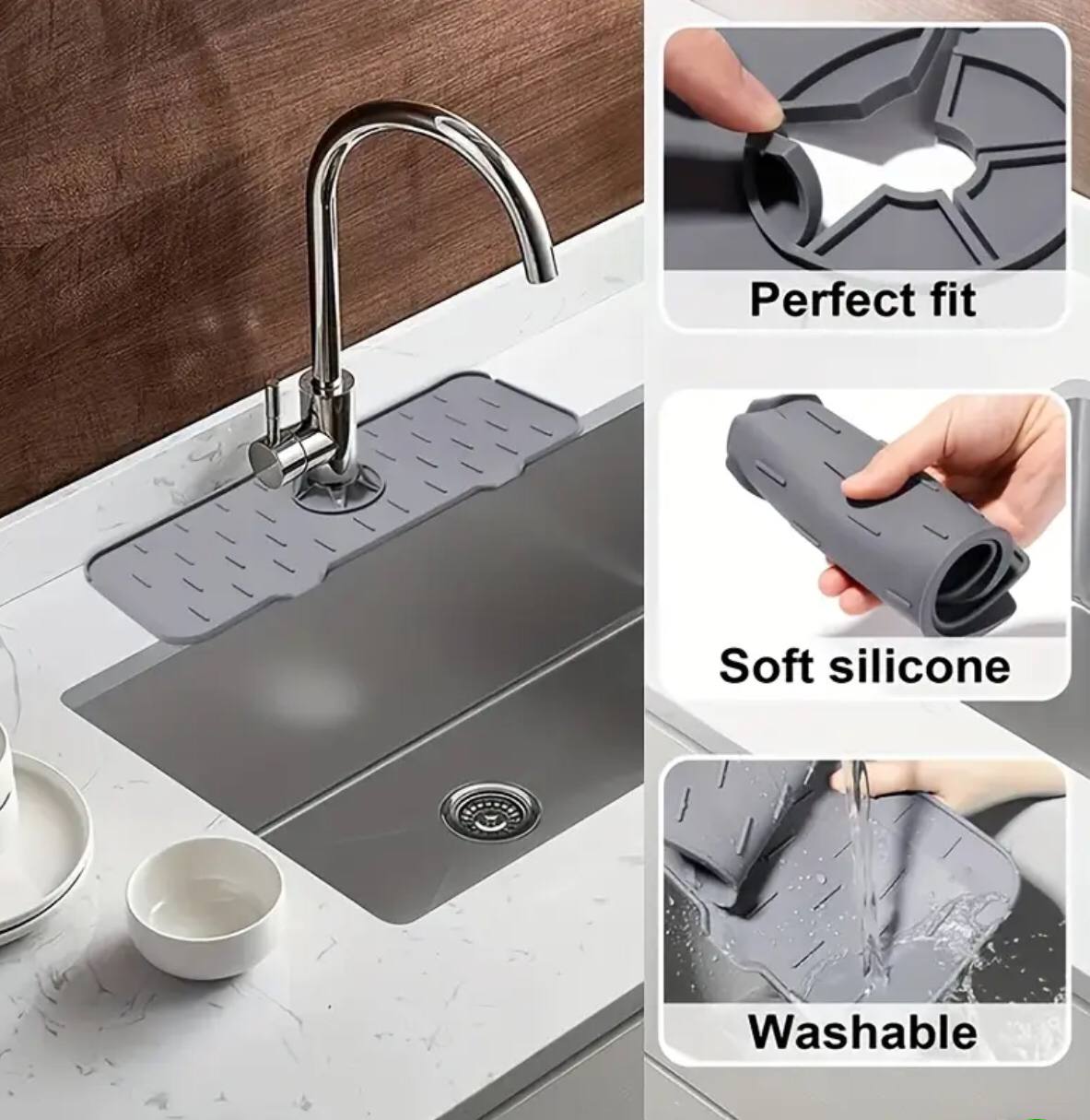 silicone  sink  mat