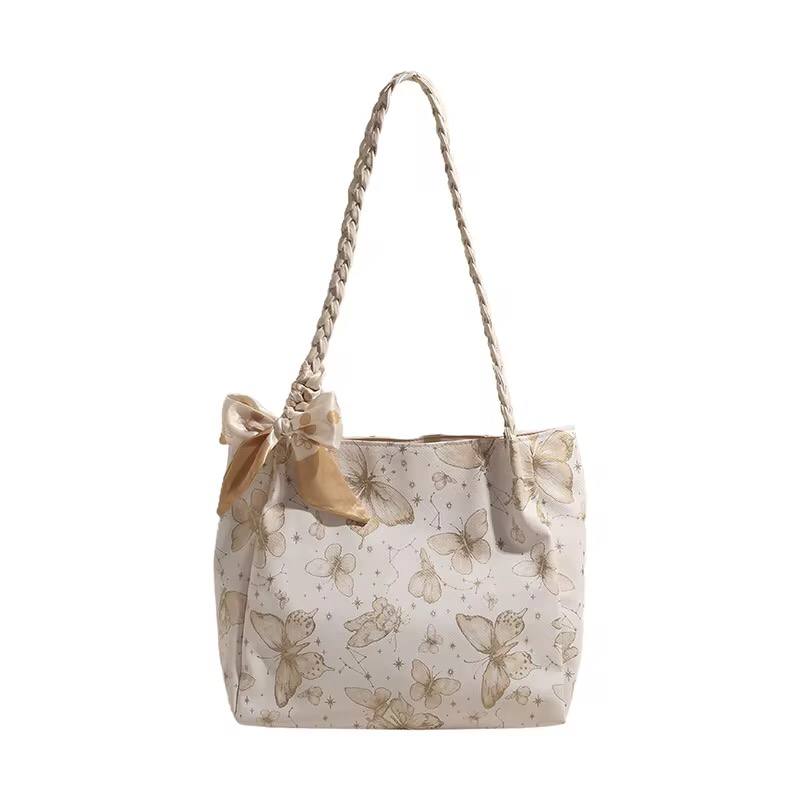 BEAUTIFUL BUTTERFLY SHOULDER TOTE BAG