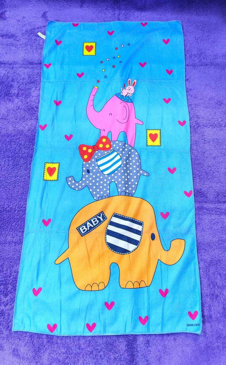 Cartoon themed towels
