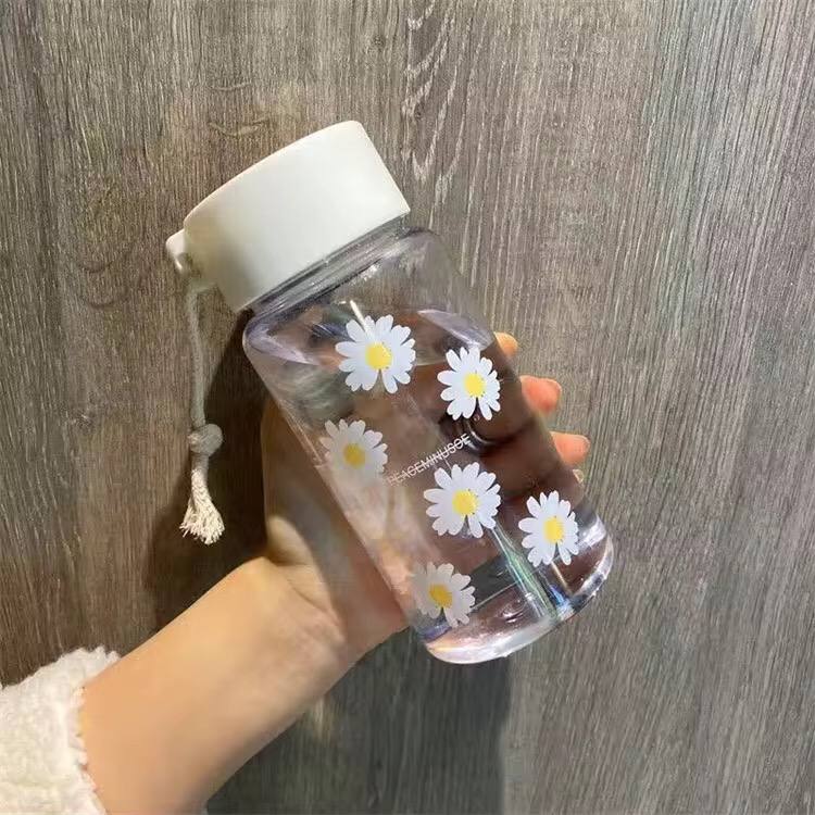 Cute transparent water bottles