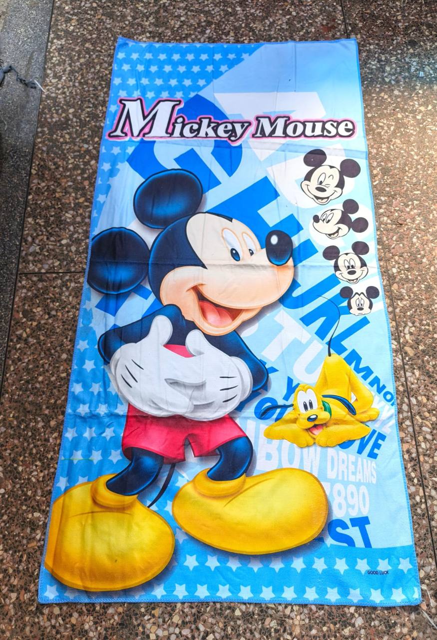 Cartoon themed towels