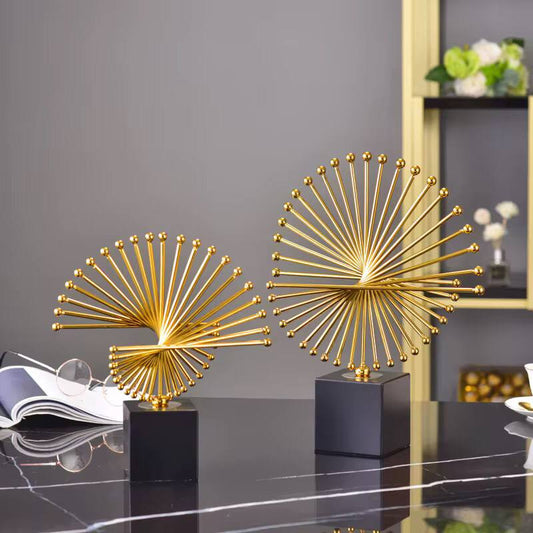 Executive Metal abstract spiked Sculpture