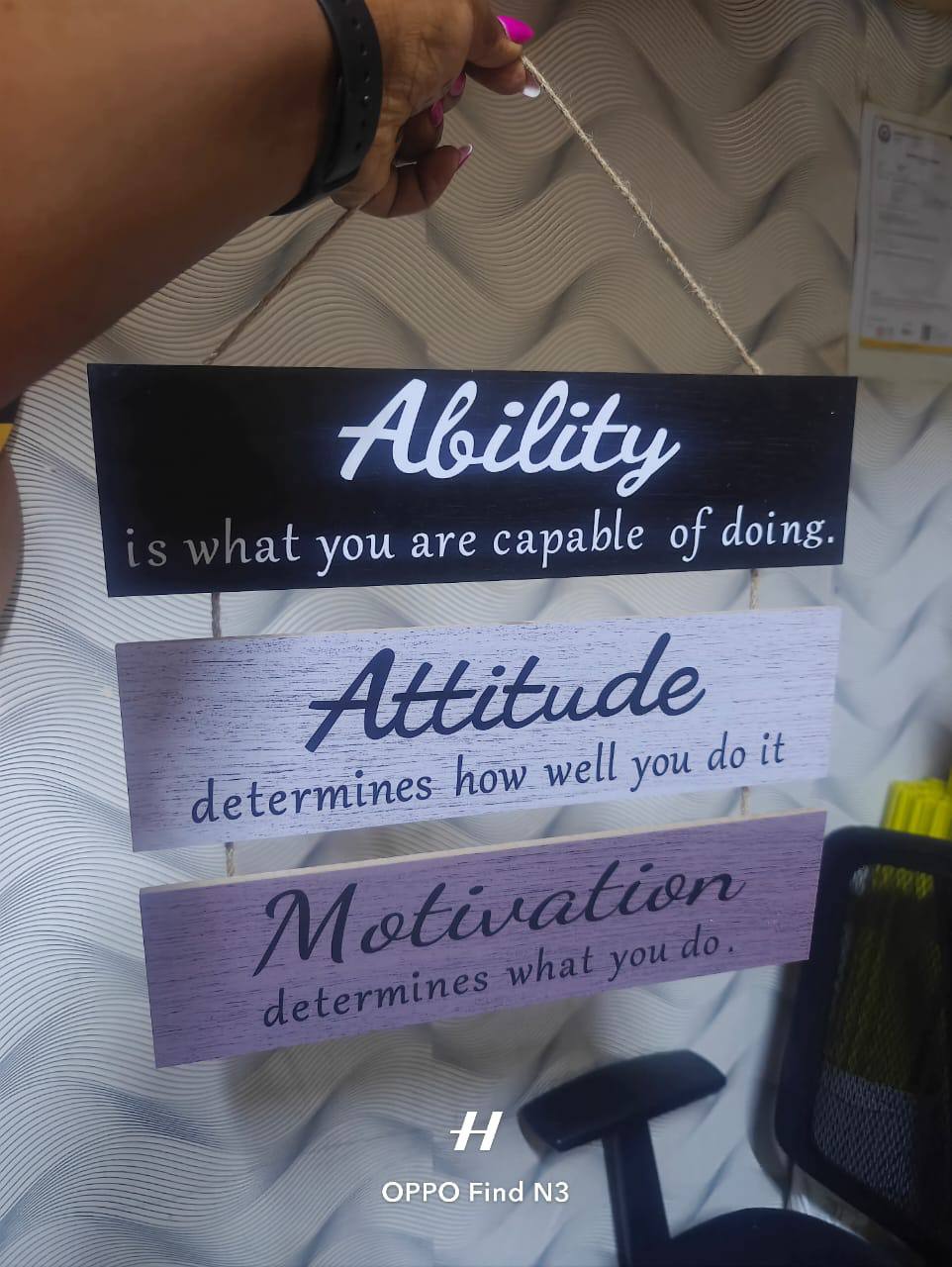 Inspirational wall Decot