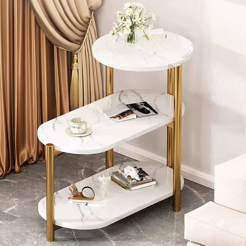 Modern luxury marble coffe side table