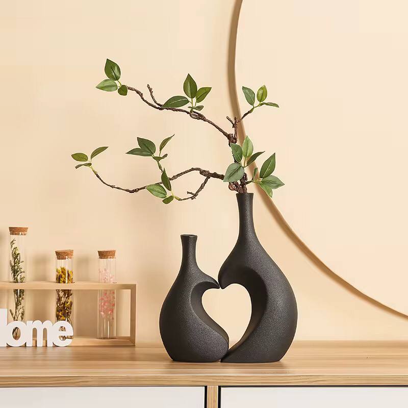 Decorative heart shape vase