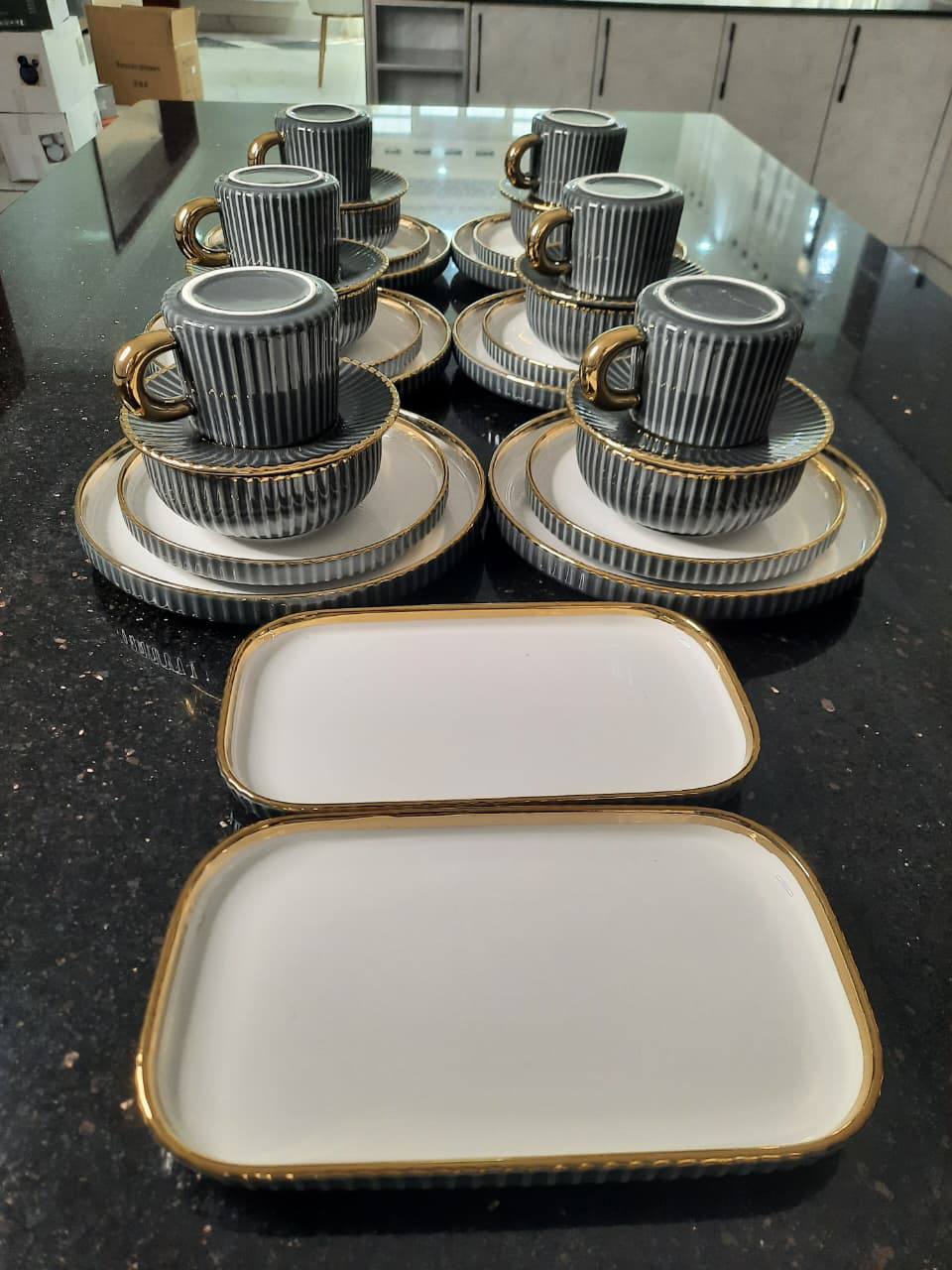 Elegant European Porcelain Dinner set