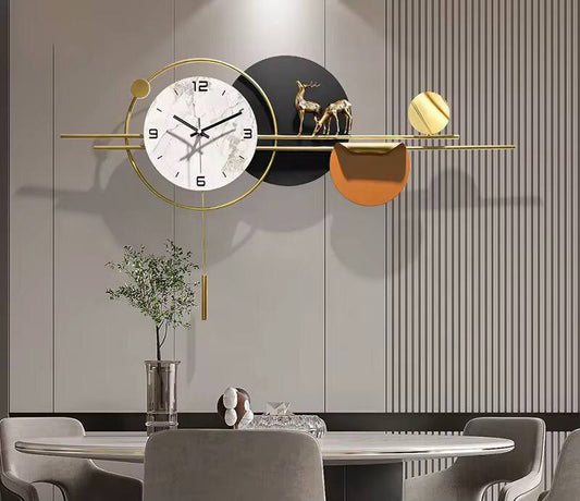 Deer Design Wall Clock
