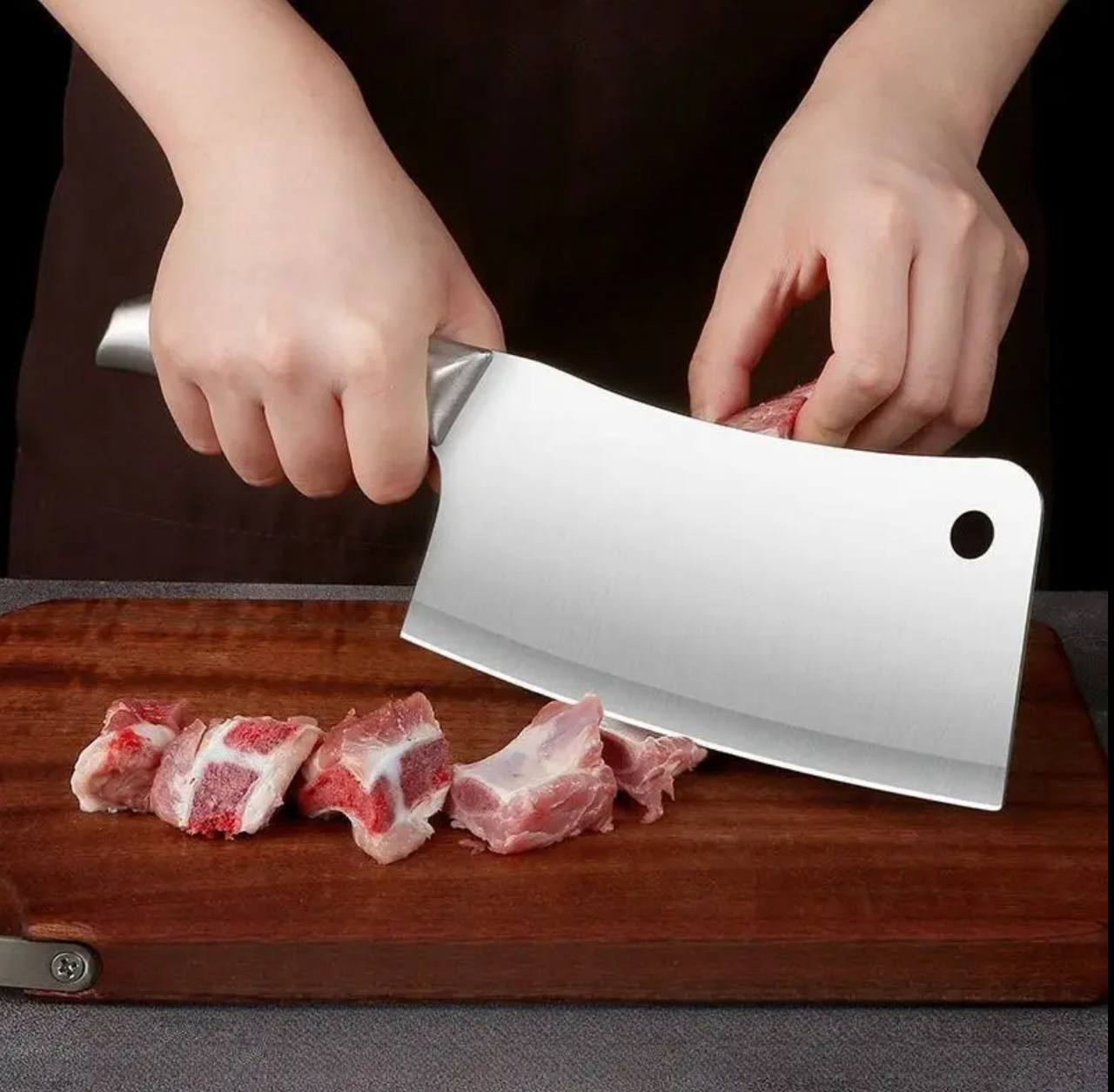 Cleaver Knife, Meat Cleaver, 6.5 inch Kitchen Butcher Knife