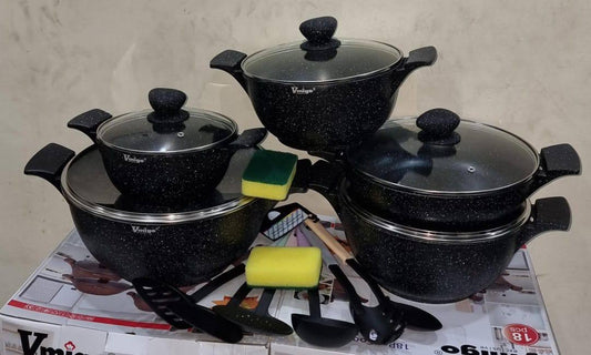 Heavy granite Vmigo Exclusive 18pc cookware set