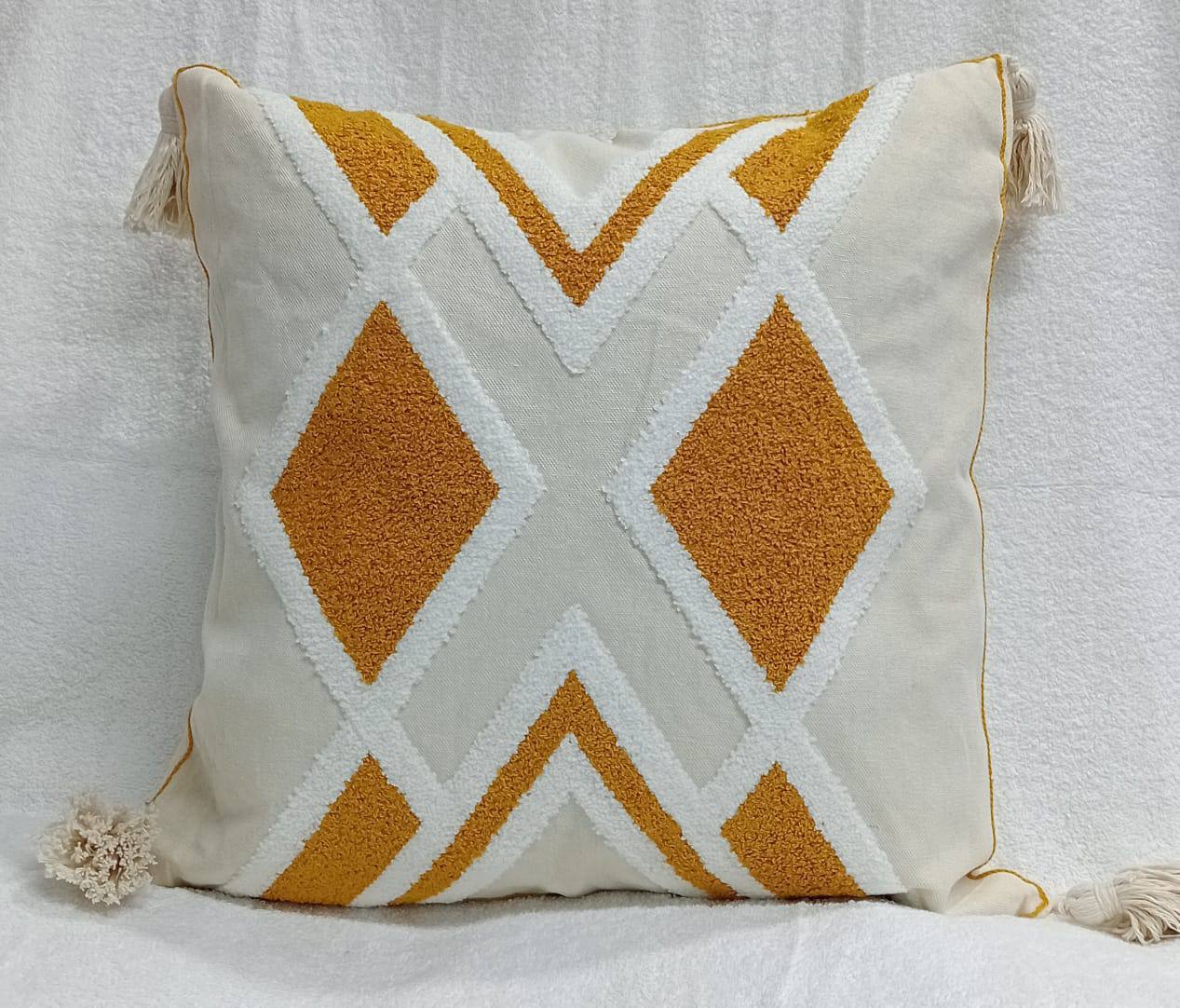 Boho  vintage tufted throw pillow covers